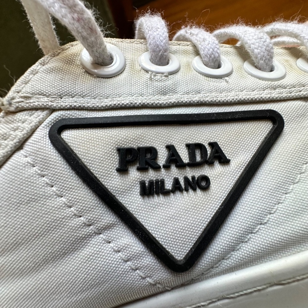 Prada White Sneakers - Picture 7 of 9